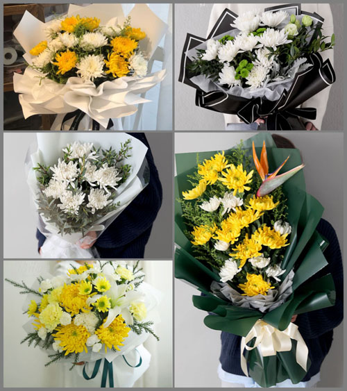 四川绵阳梓潼县长卿镇白事花束代送